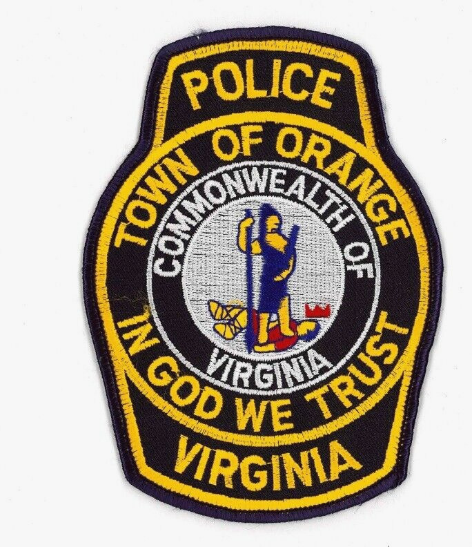 Orange Police Patch VA Virginia