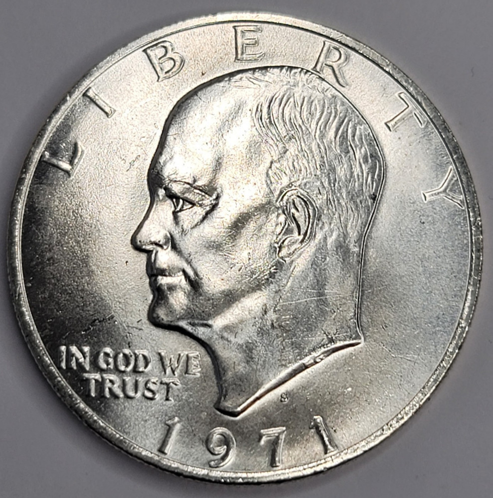 1971 S Eisenhower (Ike) Uncirculated 40% Silver Dollar