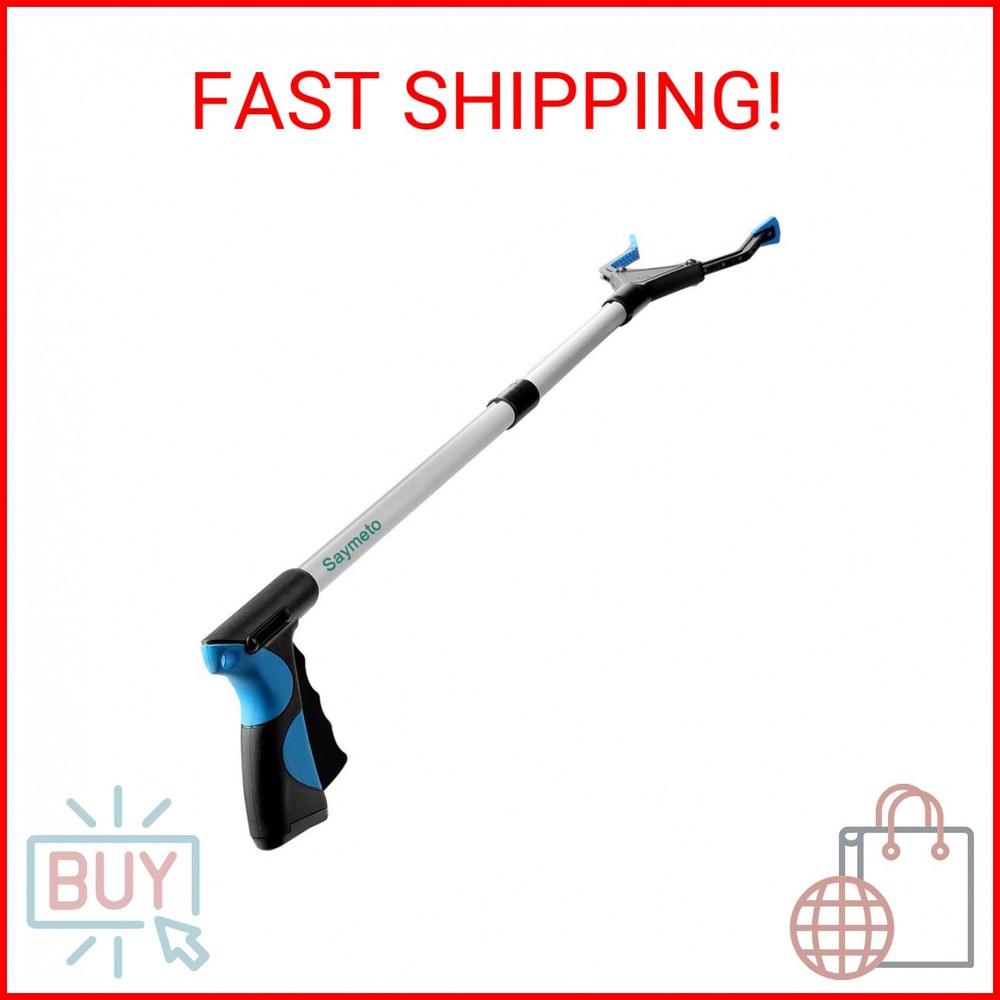 Grabber Reacher Tool, 32" Foldable Picker Upper Grabber, Reaching Tool for Trash
