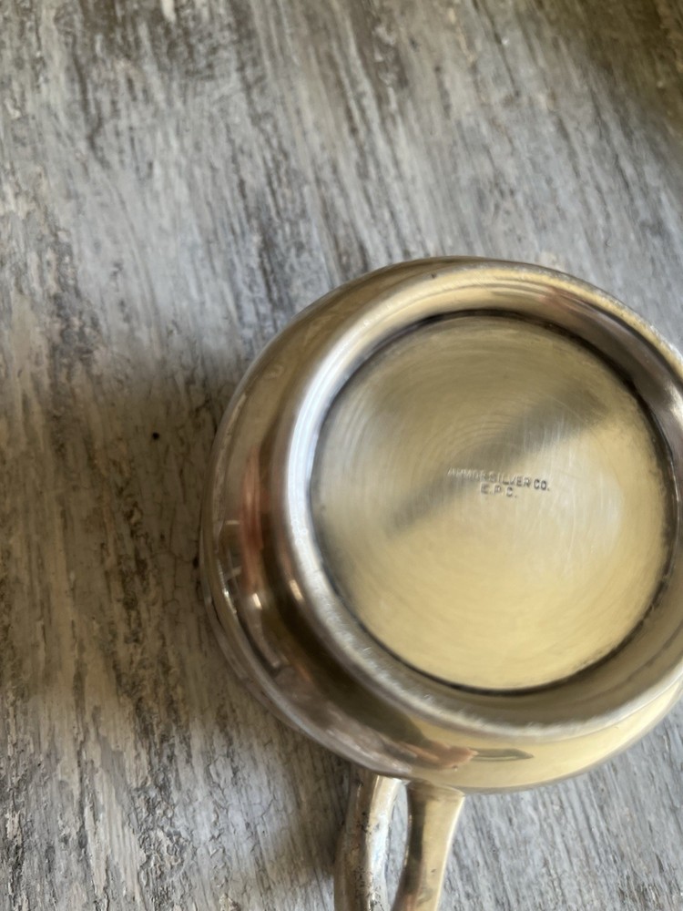 Antique Armor Silver Co Silver Plated Invalid Feeder or Convalescent cup