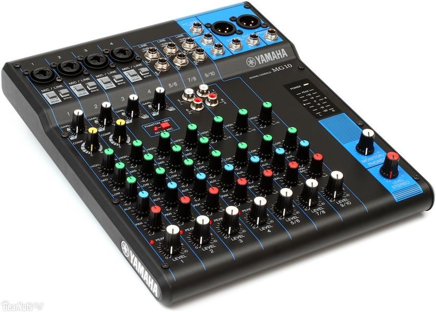 Yamaha MG10 Analog 10-Channel Mixing Console
