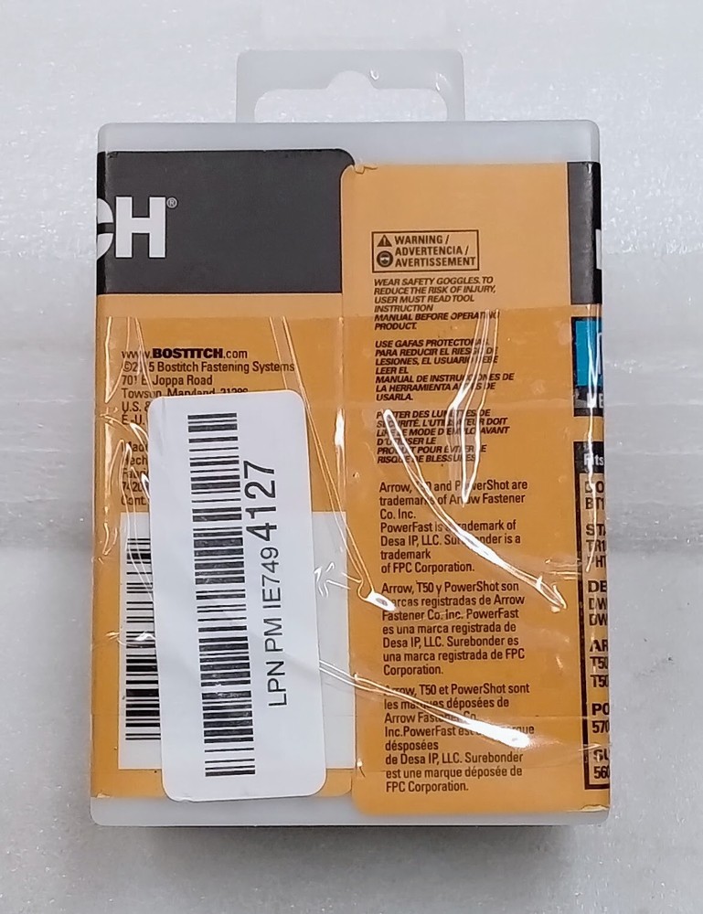 BOSTITCH Heavy Duty 3/8" 5000pc Staples