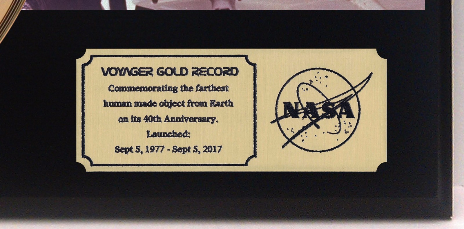 VOYAGER ONE - SOUNDS OF THE EARTH LP RECORD DISPLAY "M4"