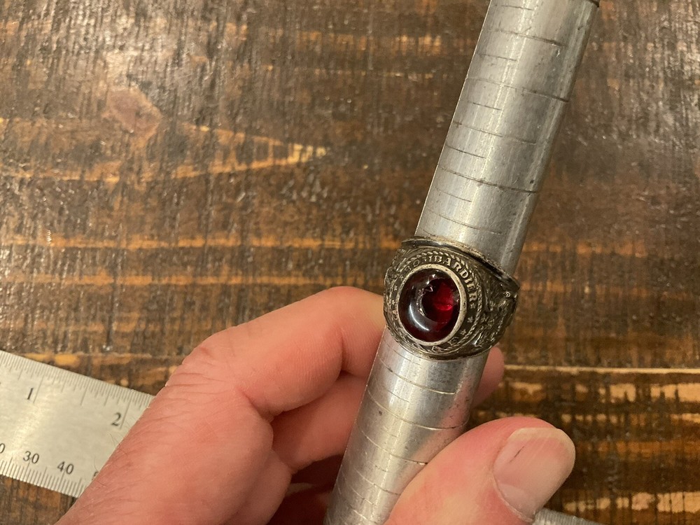 ORIGINAL WWII USAAF SCARCE BOMBARDIER RING STERLING