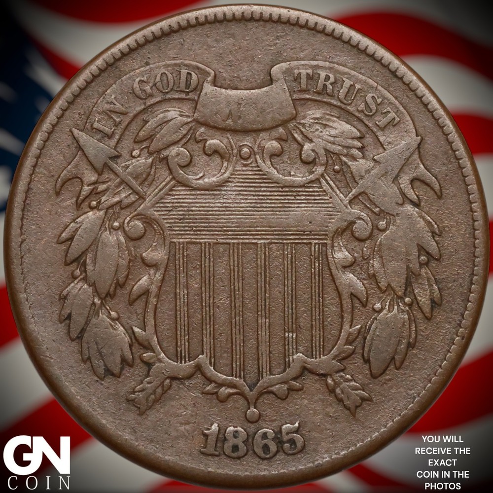 1865 2 Cent Piece B0867