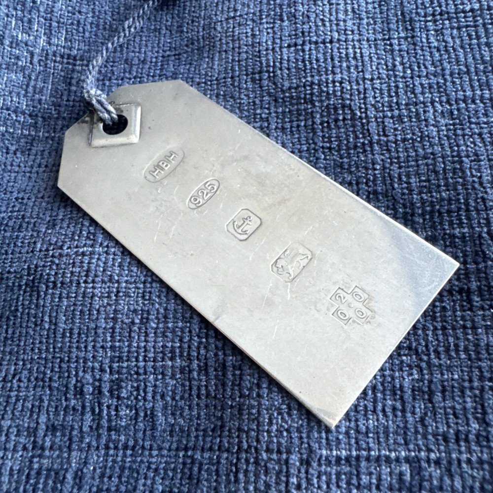 sterling silver ingot book mark