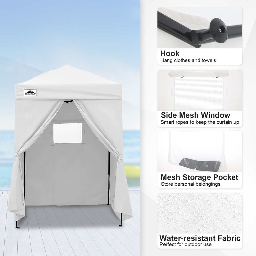 EAGLE PEAK Flex Ultra Compact 5x5 Pop-up Canopy Changing Room