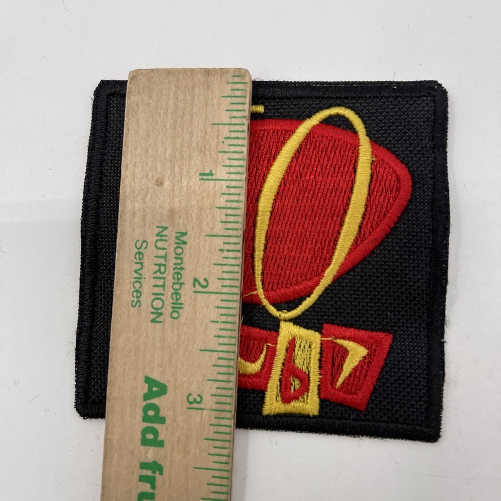 No Doubt Classic Logo Patch: Iron On, Quality Embroidery, 3 1/2” Square