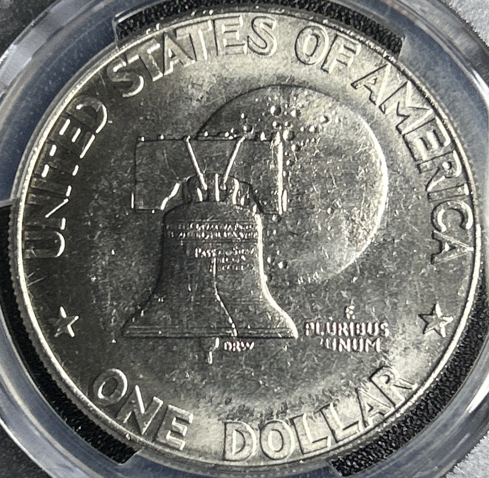 1976-D $1 PCGS MS65 Type 1 Eisenhower Dollar