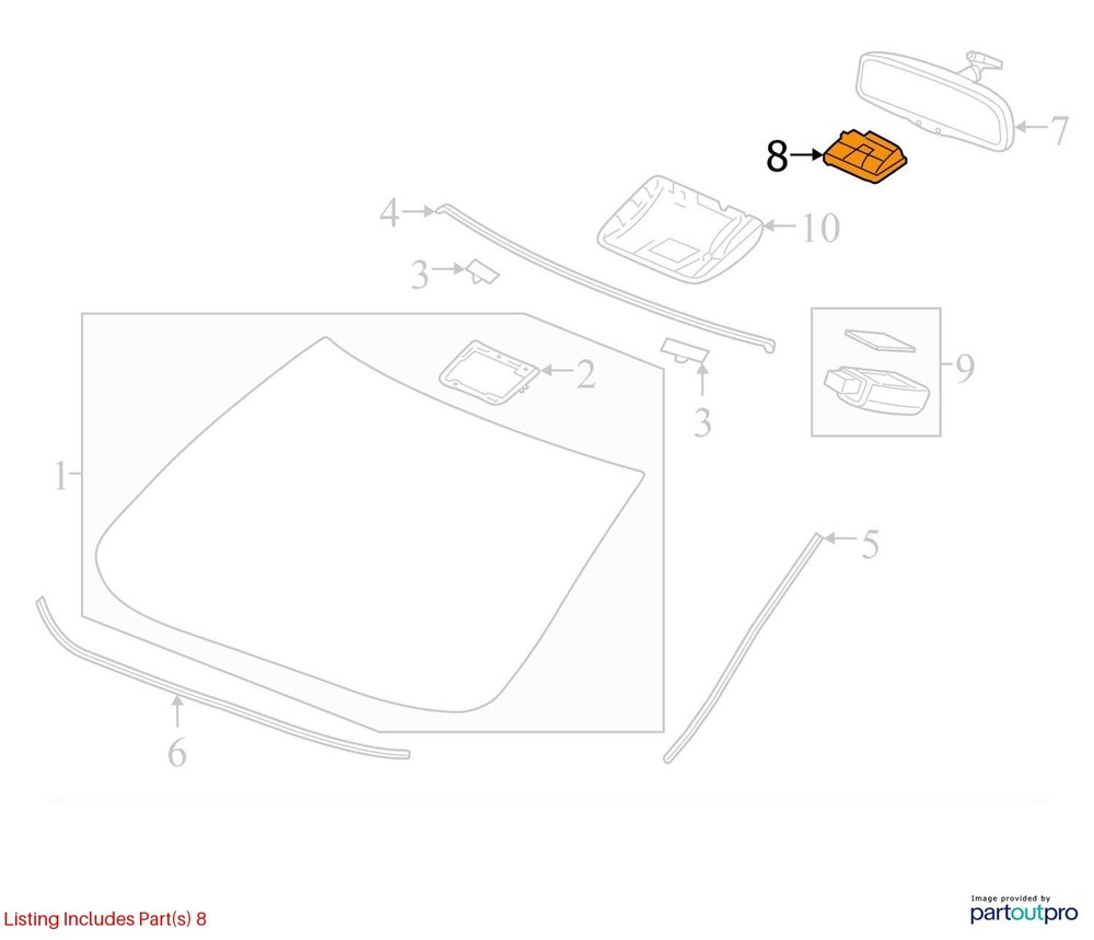 Honda Forward-Facing Camera Module 36160-TXM-A050-M1