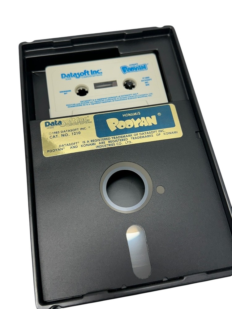 Big Box Software DataSoft Konami Pooyan (64K Tape) (Commodore 64)