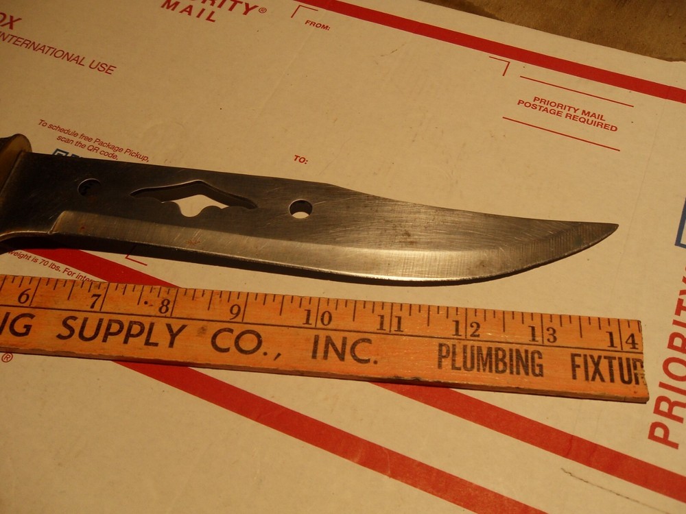 14" STAINLESS STEEL SKULL & EAGLE KNIFE