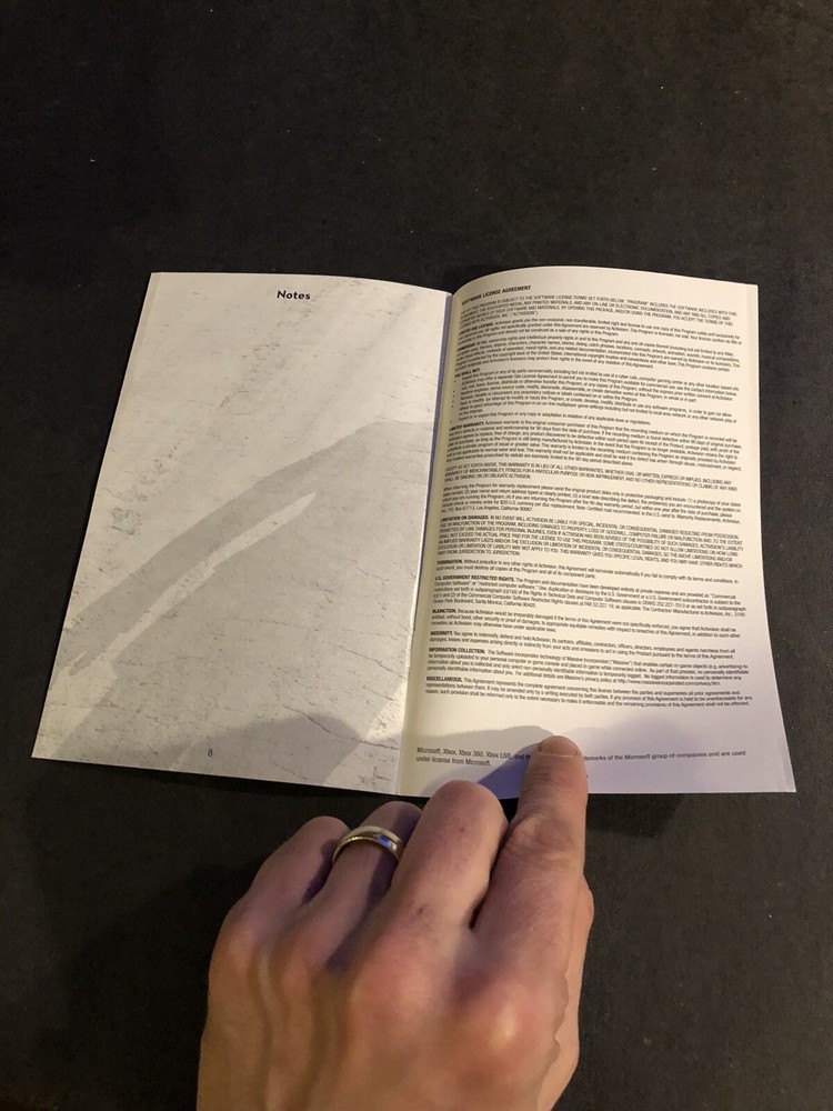 007 quantum of solace xbox 360 Manual Only