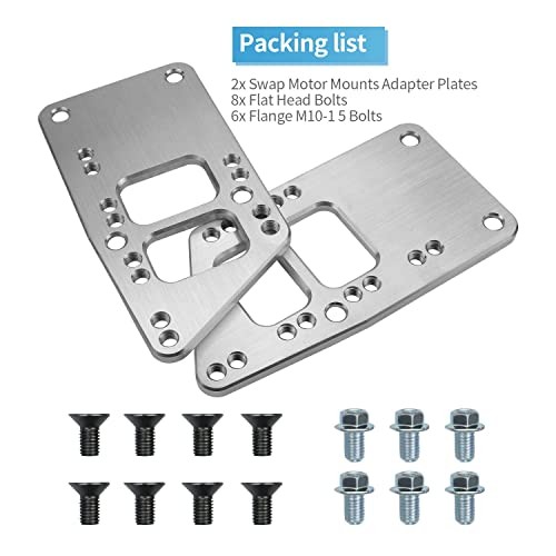 for LS Swap Motor Mounts Adapter Plates - LS Conversion Adjustable Universal
