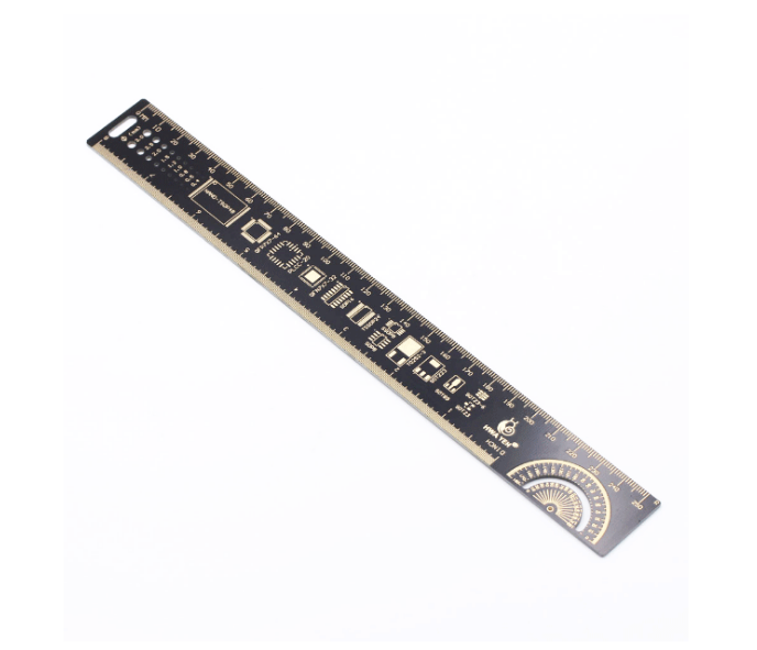2pcs Multi functional engineering ruler 25cm PCB design PCB ruler PCB protractor