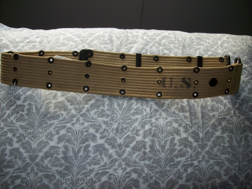WW2 pistol belt mint OD3