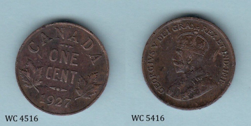 Canada 1 Cent 1927 (George V) Coin
