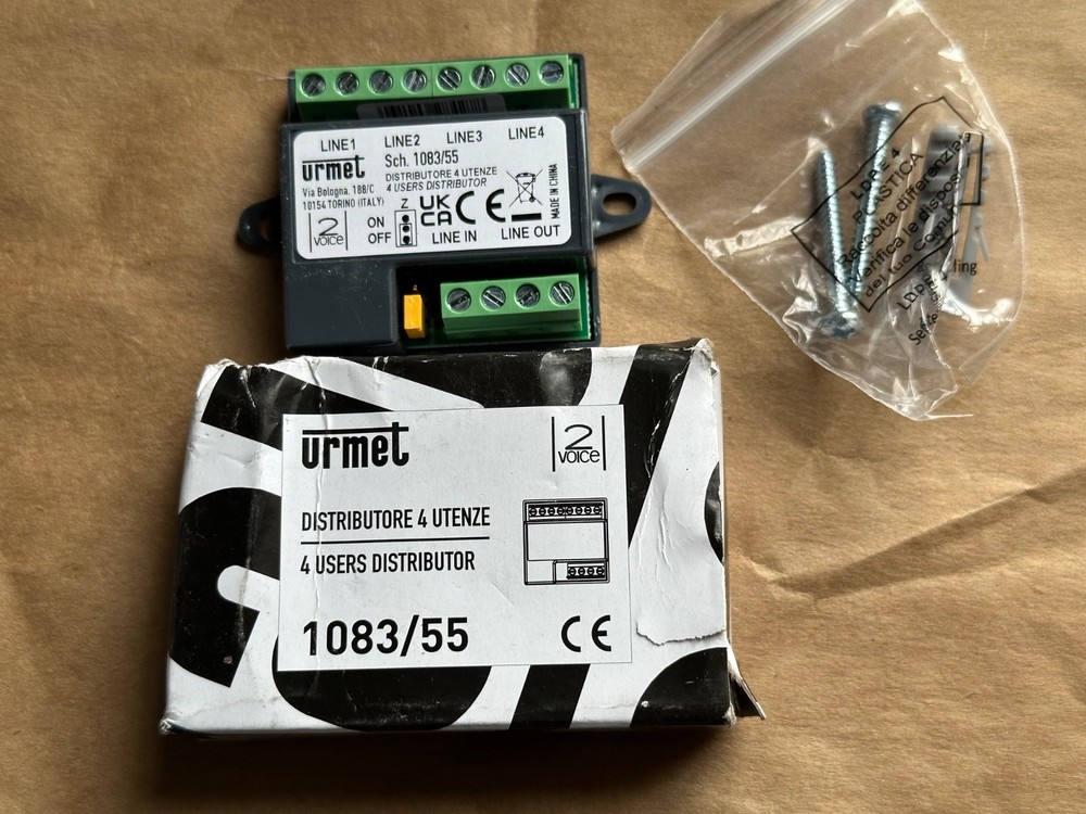 New Urmet 4 User Distributor 1083/55