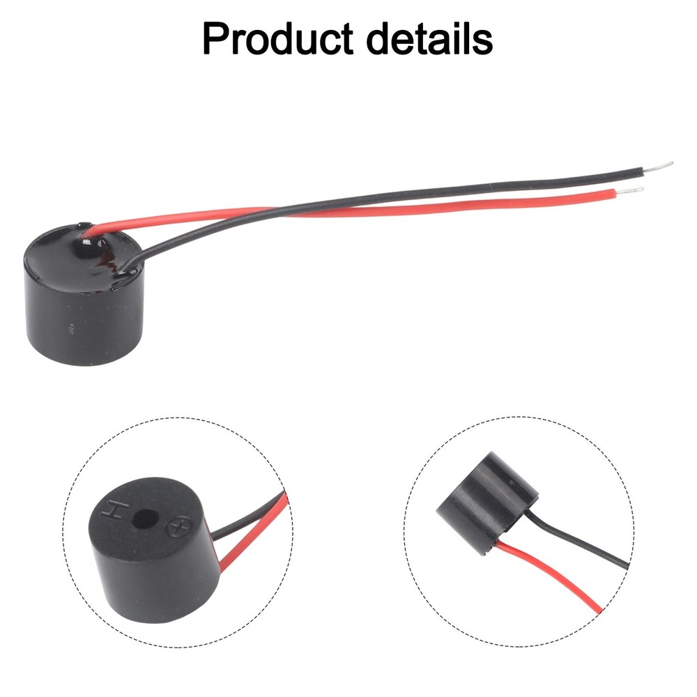 Compact and Lightweight 10Pcs Active Buzzer for Various Applications 12V