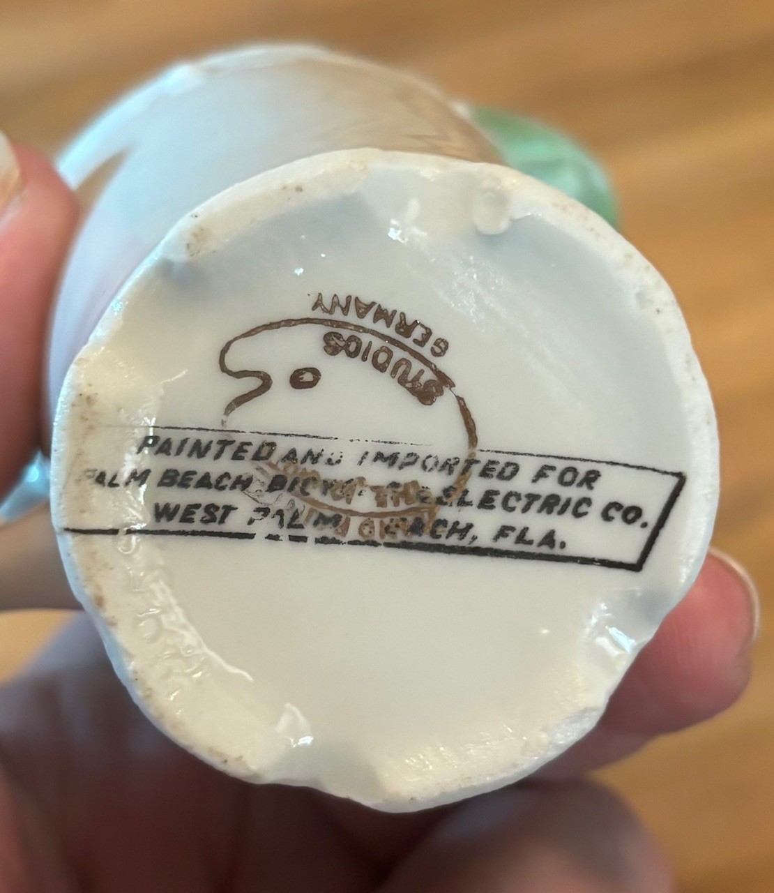 Vintage 1930s Palm Beach Florida Alba Hotel Souvenir Jonroth Creamer Pitcher