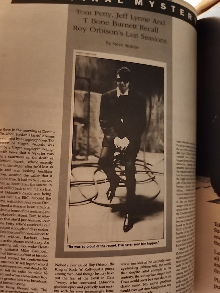 BAM 1989 Roy ORBISON FINAL TESTAMENT ISSUE etc Great Rock Mag
