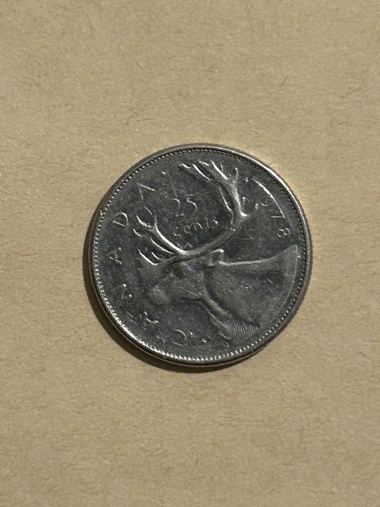 1978 Canada 25 Cents Coin