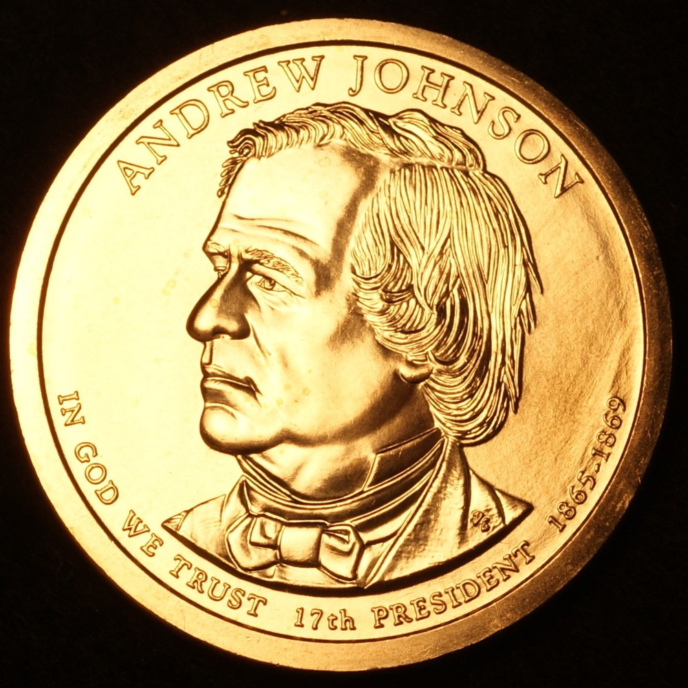 2011 D Andrew Johnson Dollar ~ Pos B from Mint Set