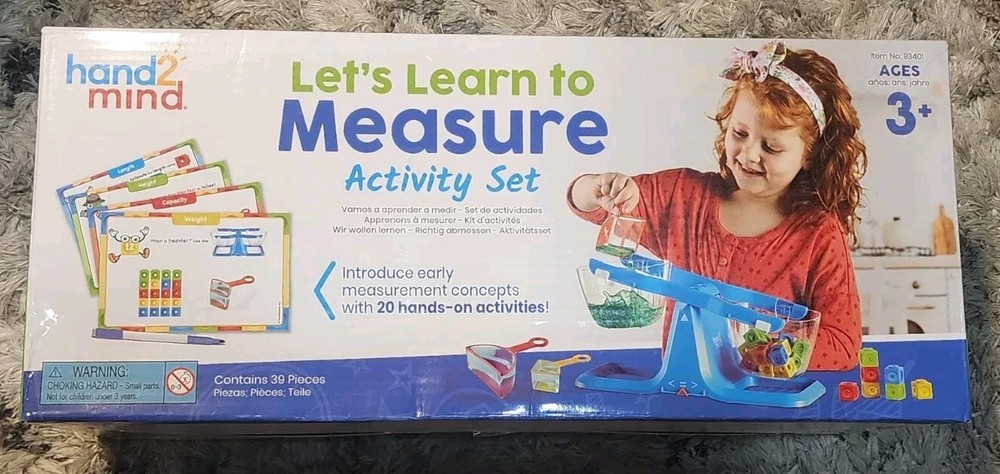 Let's Learn to Measure Activity Set - Hand2Mind School Educational Kids