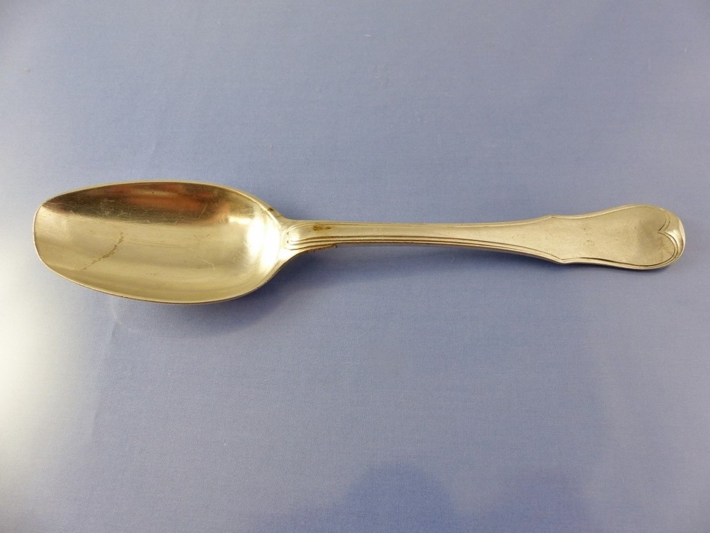 unknown EUROPEAN THREADED TABLE SPOON SILVER "FBH 1806"
