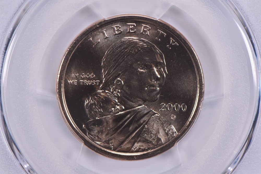 2000-D Sacagawea Dollar Millennium Set MS65 PCGS Blue Label