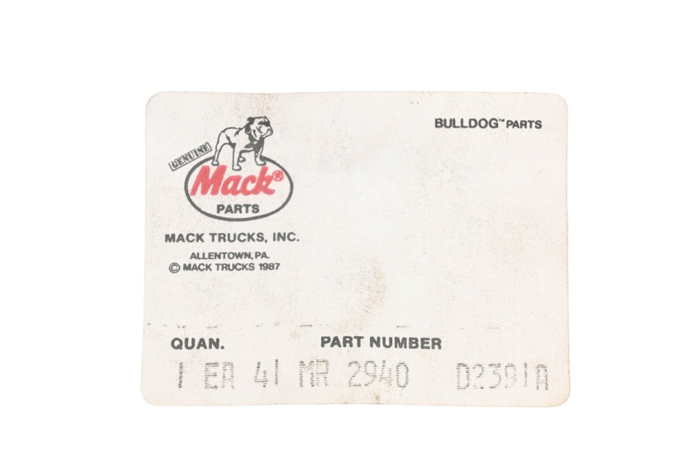 Mack 41MR2940 Harness Plug NOS