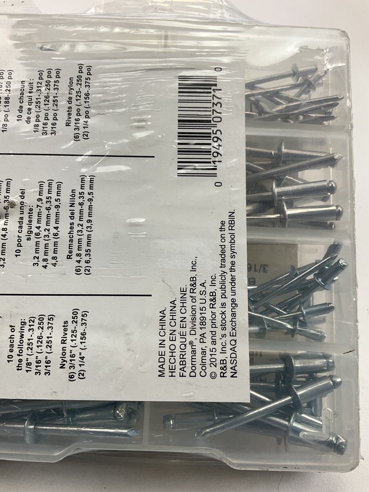 Dorman 799-446 Rivet Assortment Value Pack- 16 SKUs - 155 Pieces