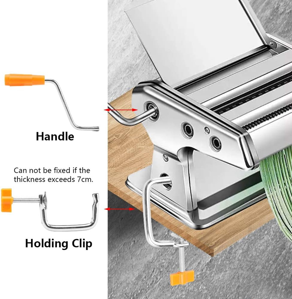 Pasta Machine Holder, Pasta Machine Replacement Handle for Fixing Kitchen Manual