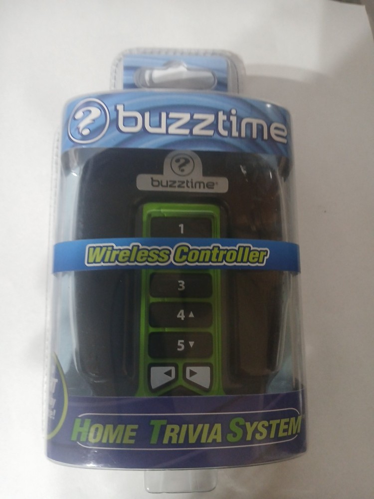 Buzztime Wireless Controller Home Trivia System NIP Green Cadaco New
