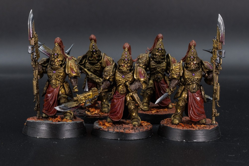 Horus Heresy Custodes Army Well Painted