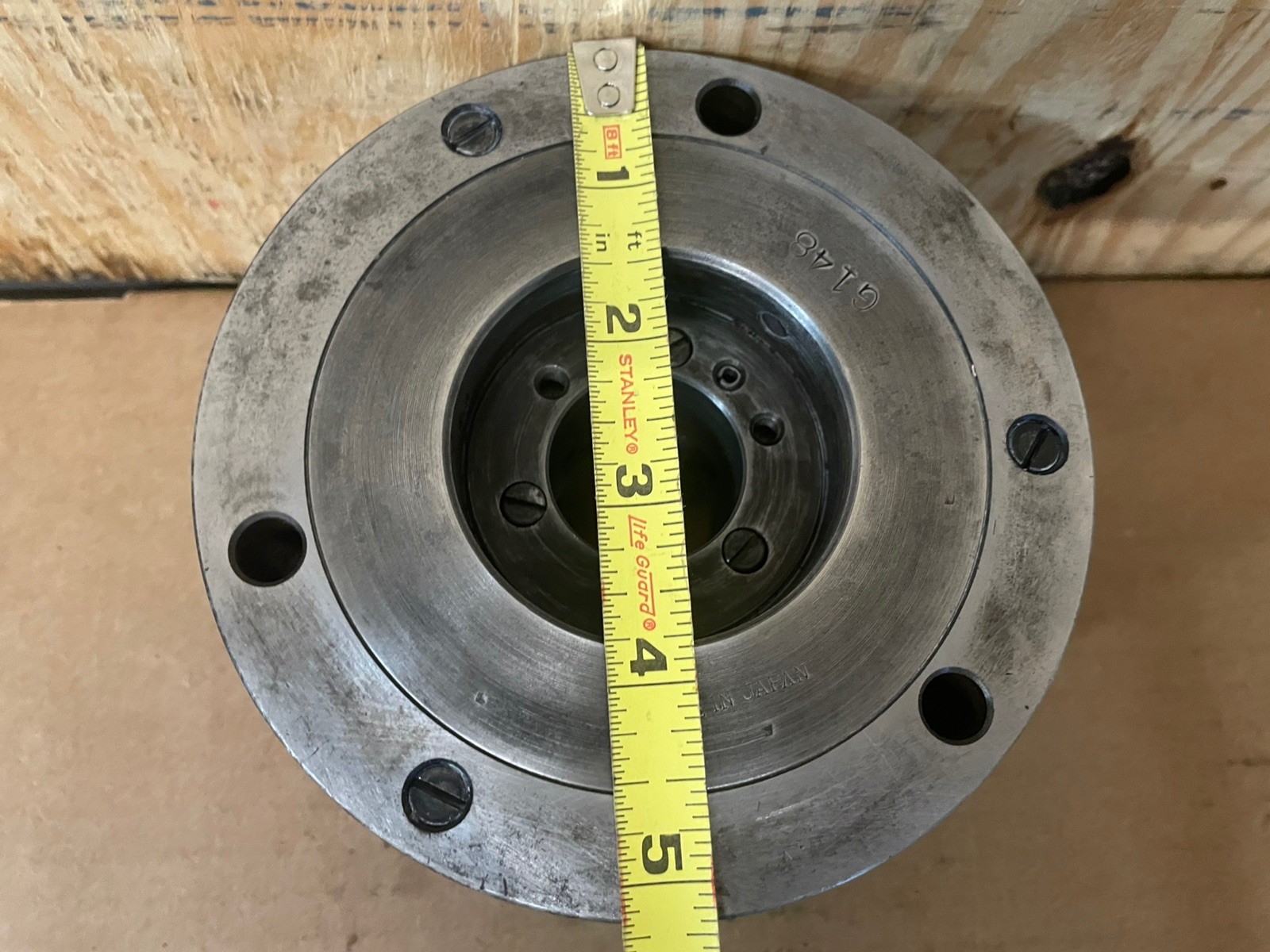 YUASA 5" 3 JAW LATHE CHUCK PLAIN BACK / ACCU-CHUCK