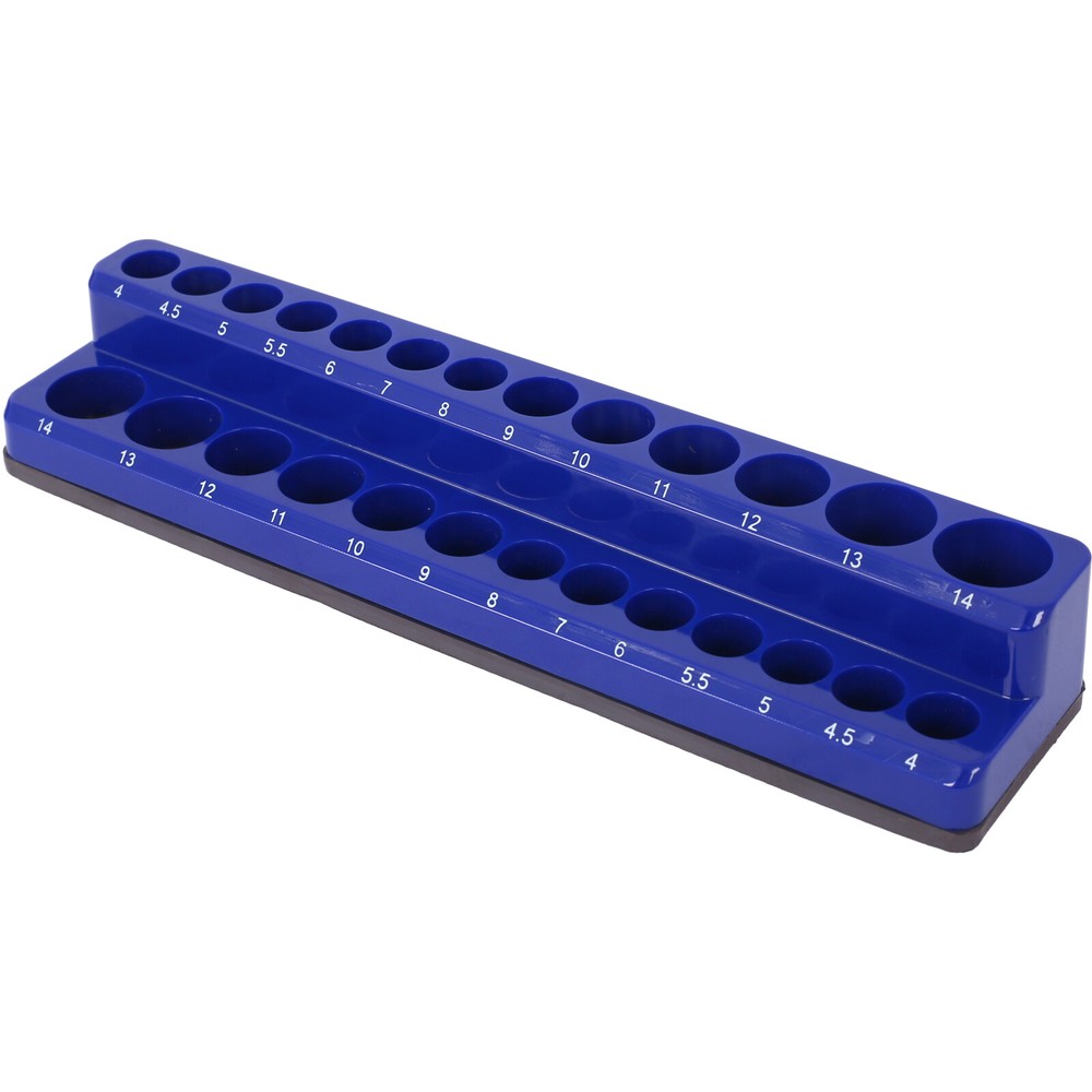 Magnetic Socket Organizer Set 75slot Socket Holder Set Includes 1/4", 3/8", 1/2"