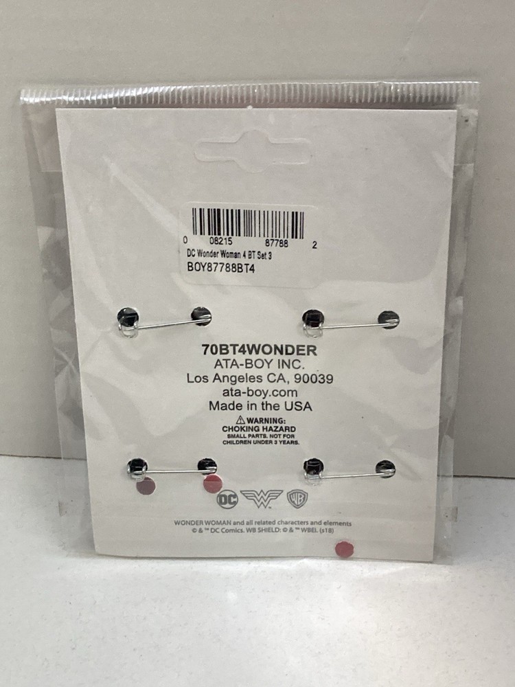 Wonder Woman Button Set DC Comics