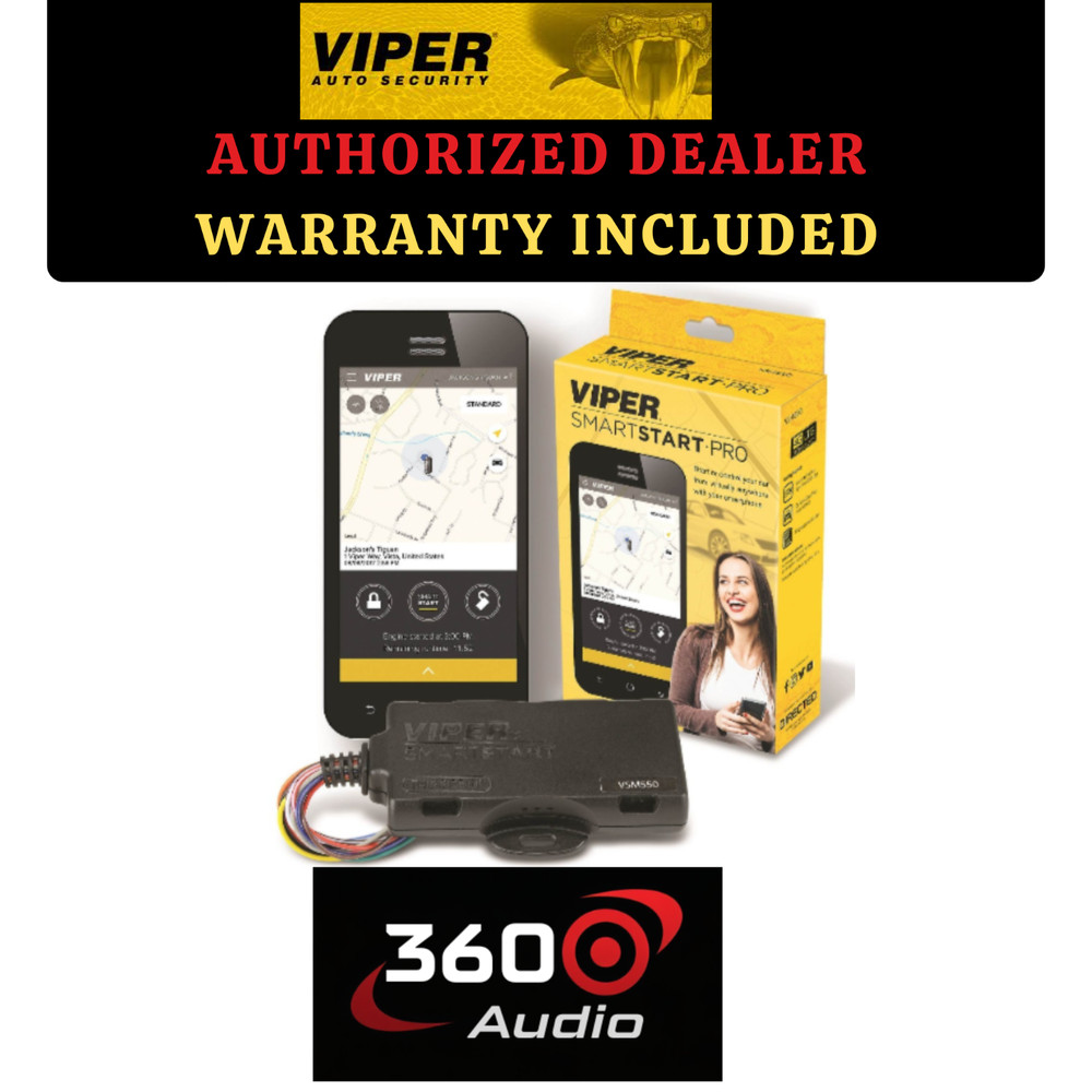 Viper VSM550 SmartStart Pro 4G LTE GPS Module Remote Start Car Tracking Interfac