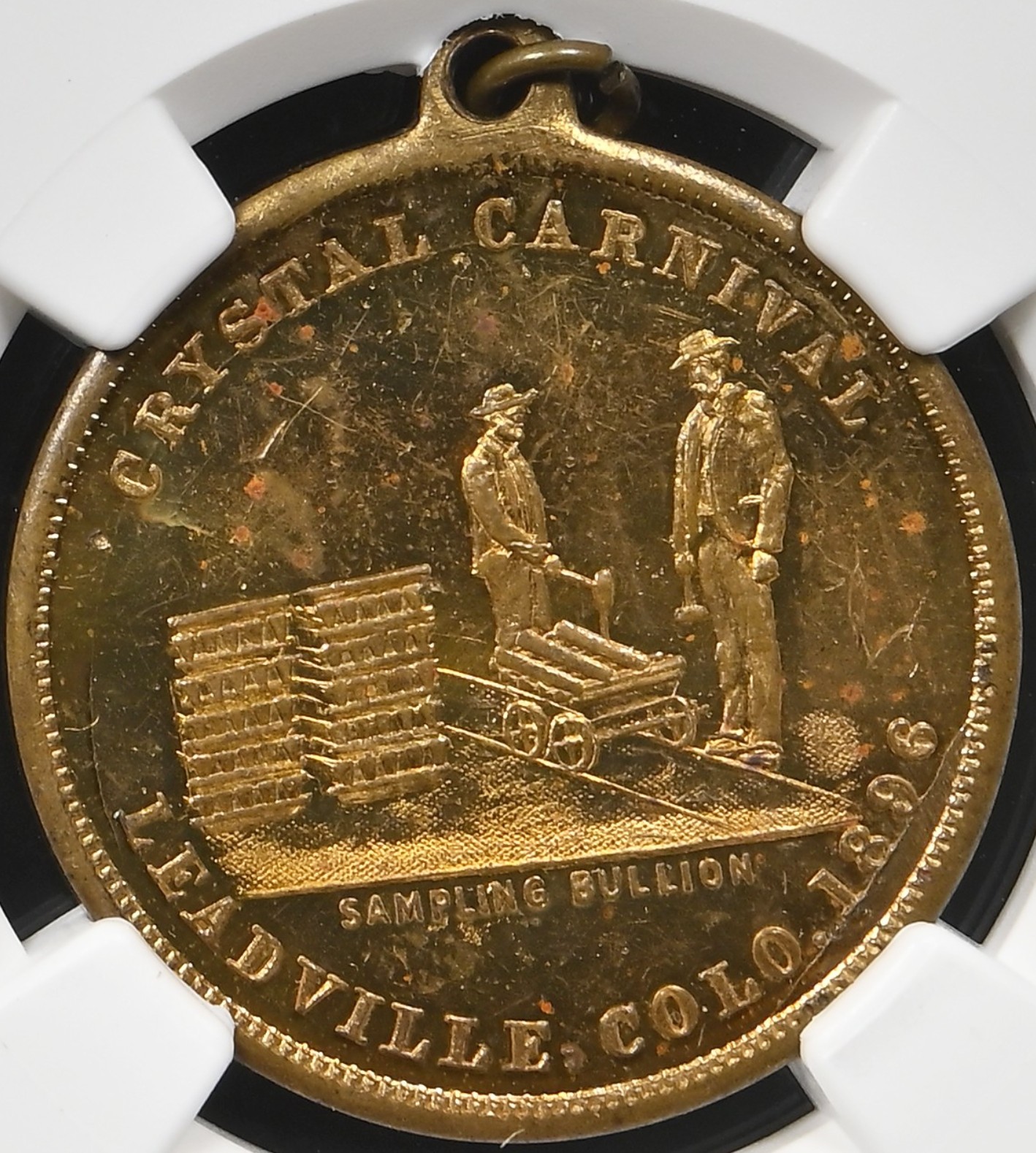 1896 Colorado Medal - Leadville Crystal Carnival - MS62 PL NGC - Token, Mining