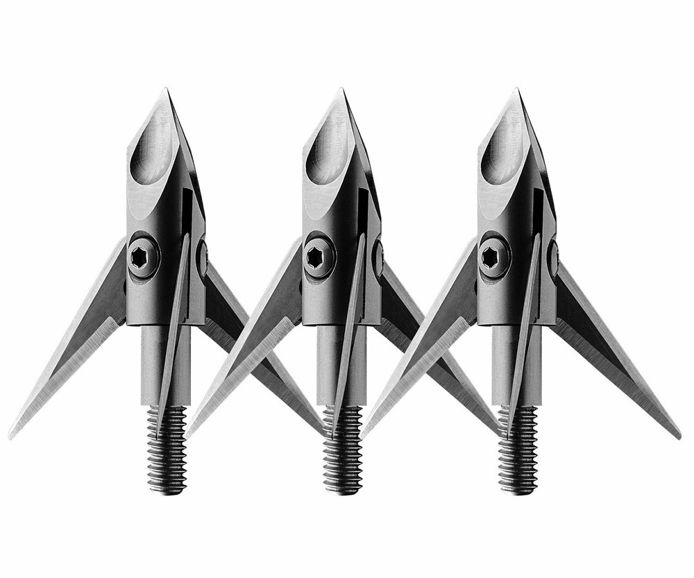 Arrow Tips Broadhead 100grain 3blade Archery Hunting Compound Bow Crossbow