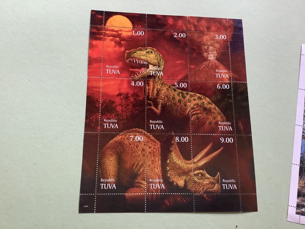 Prehistoric Animals stamp sheets R49659