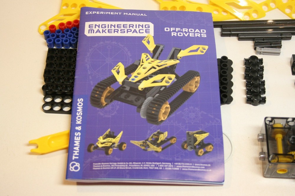 Thames & Kosmos Engineering Makerspace Off-Road Rovers 100% Complete +Manual