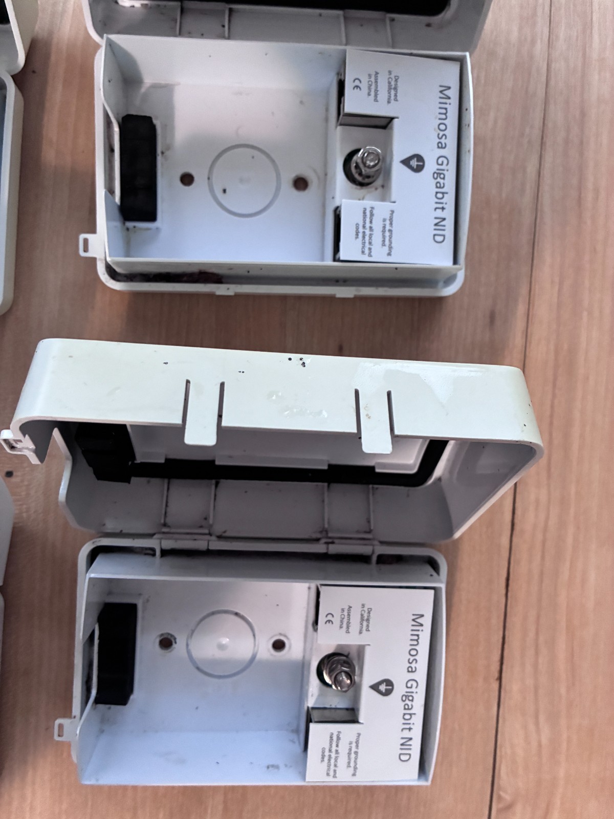 Lot of 12: Mimosa NID Gigabit Network Interface Device ESD Surge Protection used