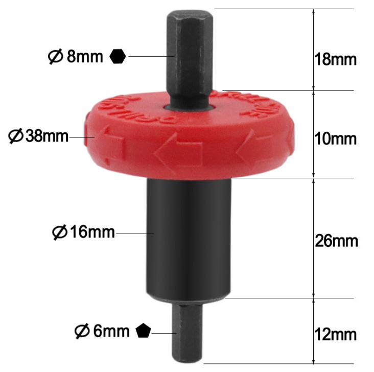 Electric Start Drill Bit Motor Mower Starter Electric Engine Drill Bit Adapter