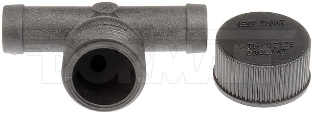 5/8 Radiator Flush Tee With Cap