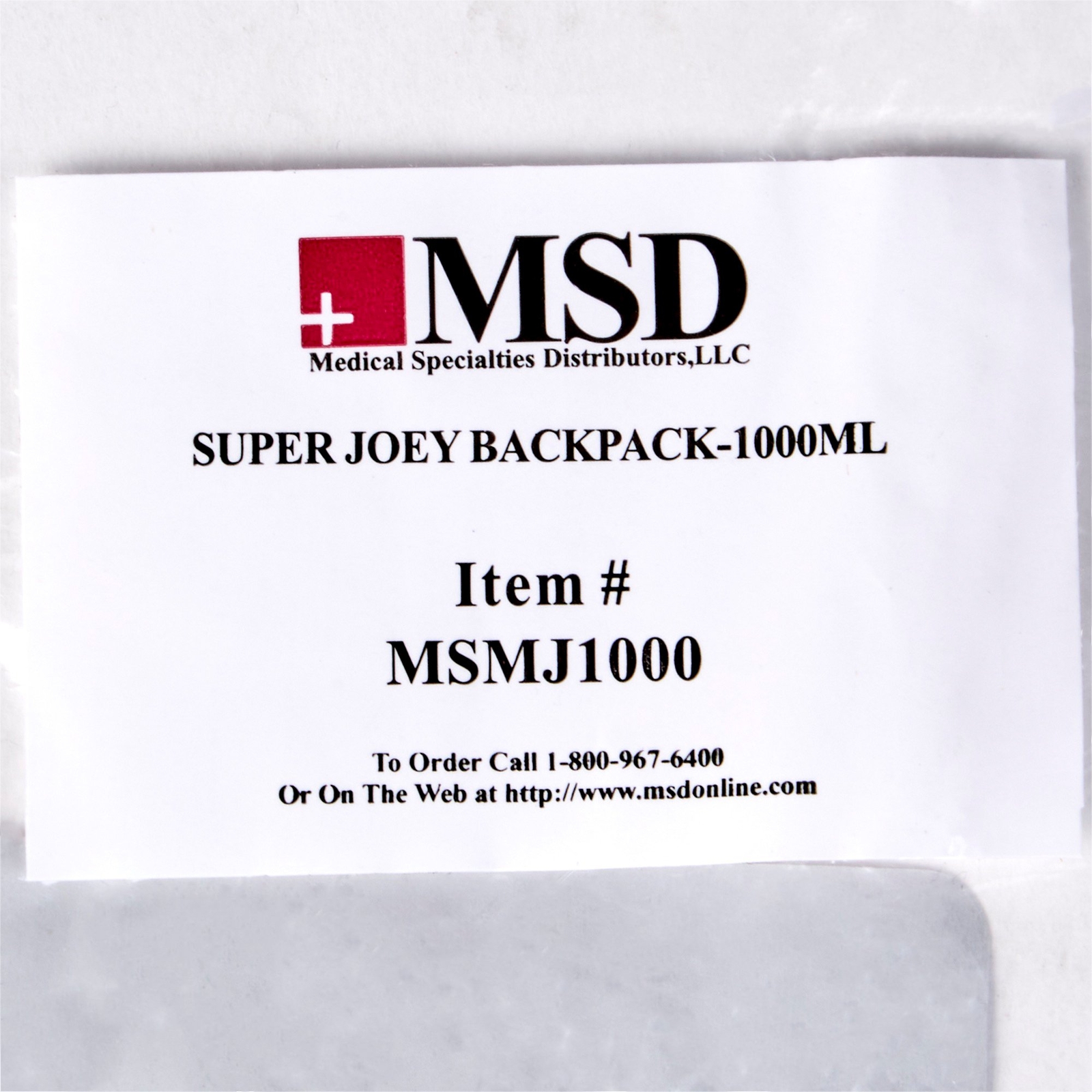 McKesson Backpack for Kangaroo Dual Flush Pump for two - 1000mL Bags