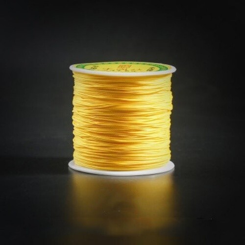 2 Rolls Braided Nylon Knotting Thread Cord Beading String 0.5mm 150yards/roll