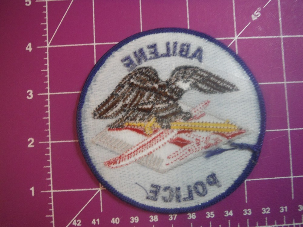 Abiline texas Police shoulder patch