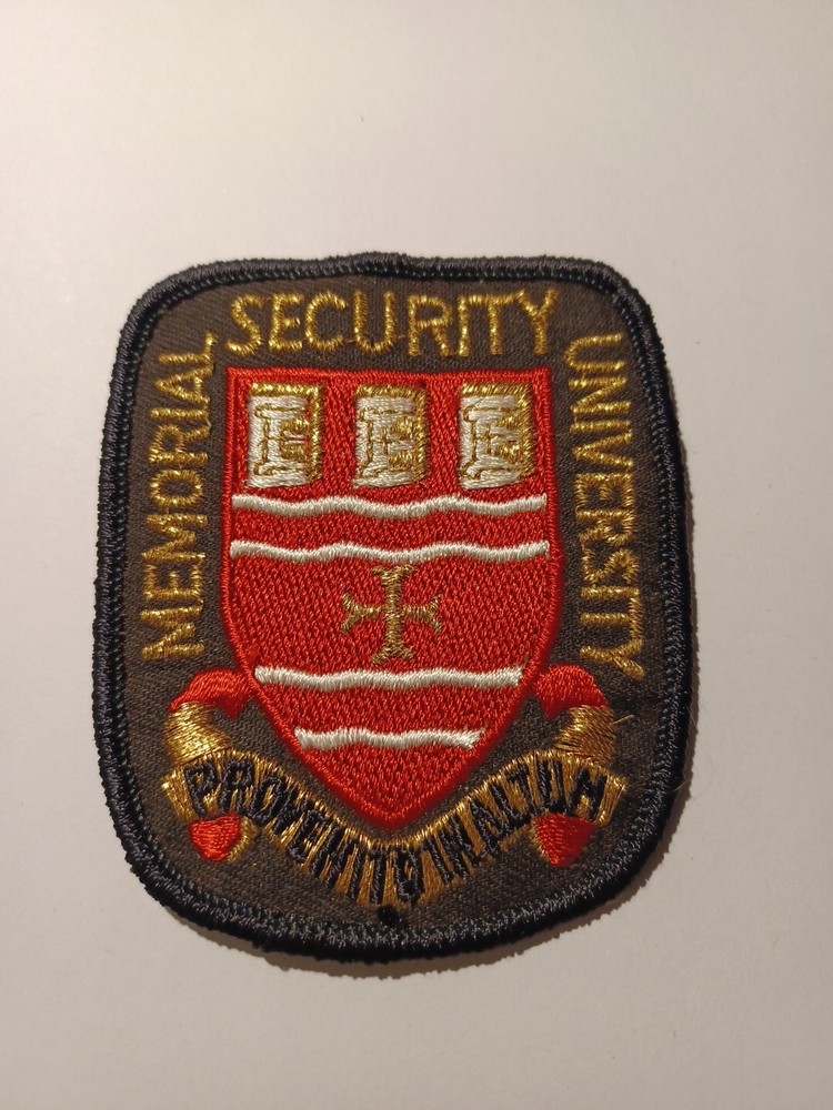 Police Security University Shoulder Patch
